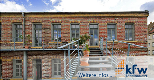 2. Platz beim bundesweiten KfW Award 2011 „Energieeffizient mit Charme“ für die Sanierung der Kaisermühle in Leipzig